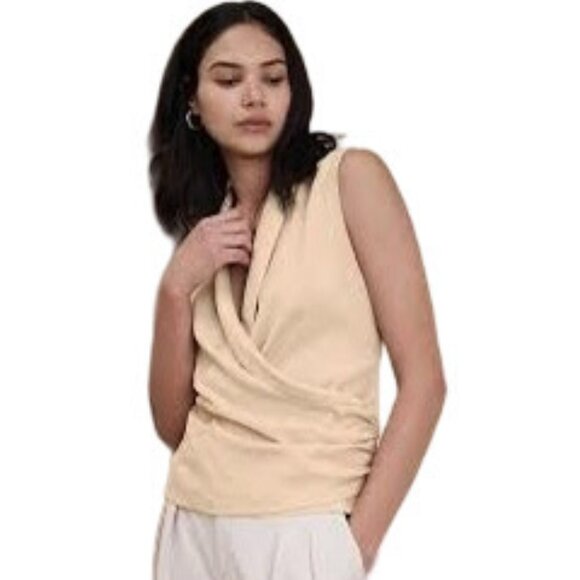 Banana Republic Tops - 🩶 Banana Republic Faux Wrap Blouse | Size S | Like New